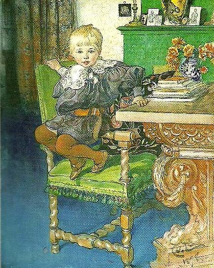 Carl Larsson gosta oil painting image